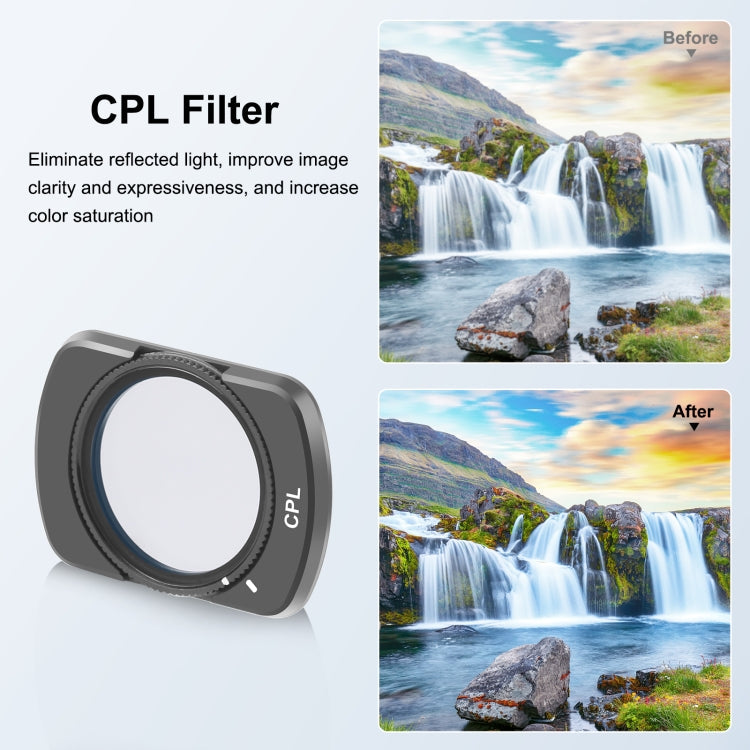 For DJI&#160;Pocket&#160;3 PULUZ Magnetic Camera Lens CPL Filter My Store