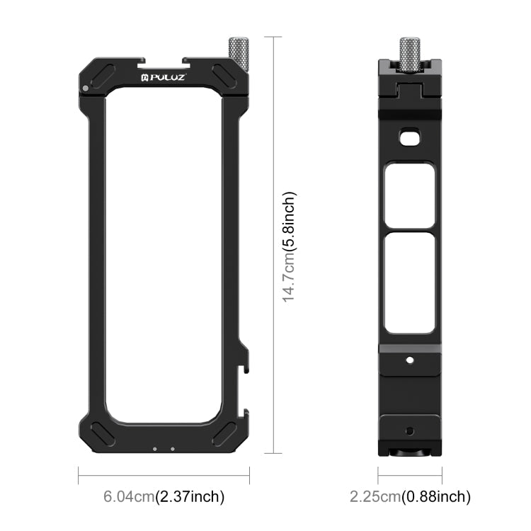 For Insta360 X4 PULUZ Metal Protective Cage Rig Housing Frame with Expand Cold Shoe Base & Tripod Adapter My Store