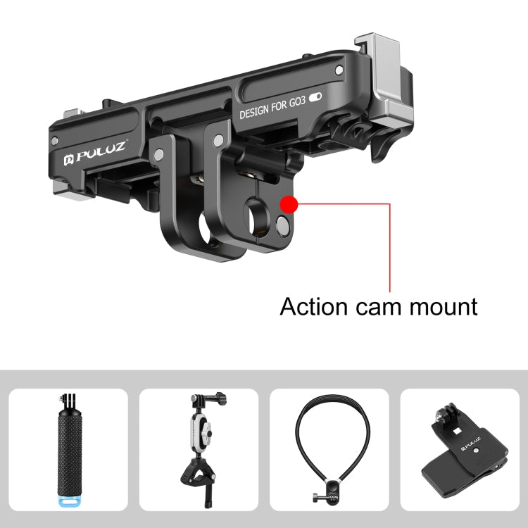 For Insta360 GO3 PULUZ Magnetic ABS Quick Release Base Mount My Store