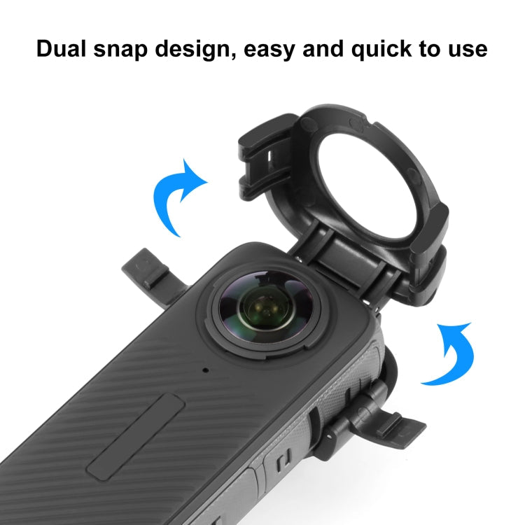 For Insta360 X4 PULUZ Snap-on Lens Guard Protective Cover My Store