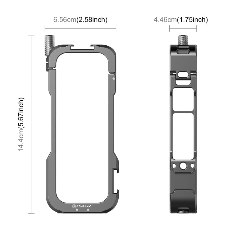 For Insta360 X4 PULUZ Metal Protective Cage Rig Housing Frame with Lens Cover My Store