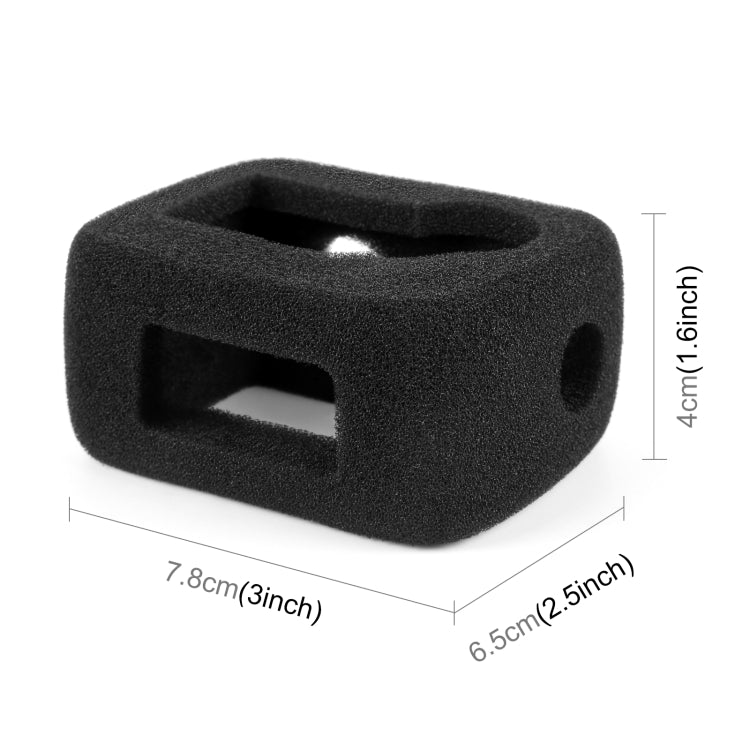 For DJI Osmo Action 4 / 3 PULUZ High Density Foam Windshield