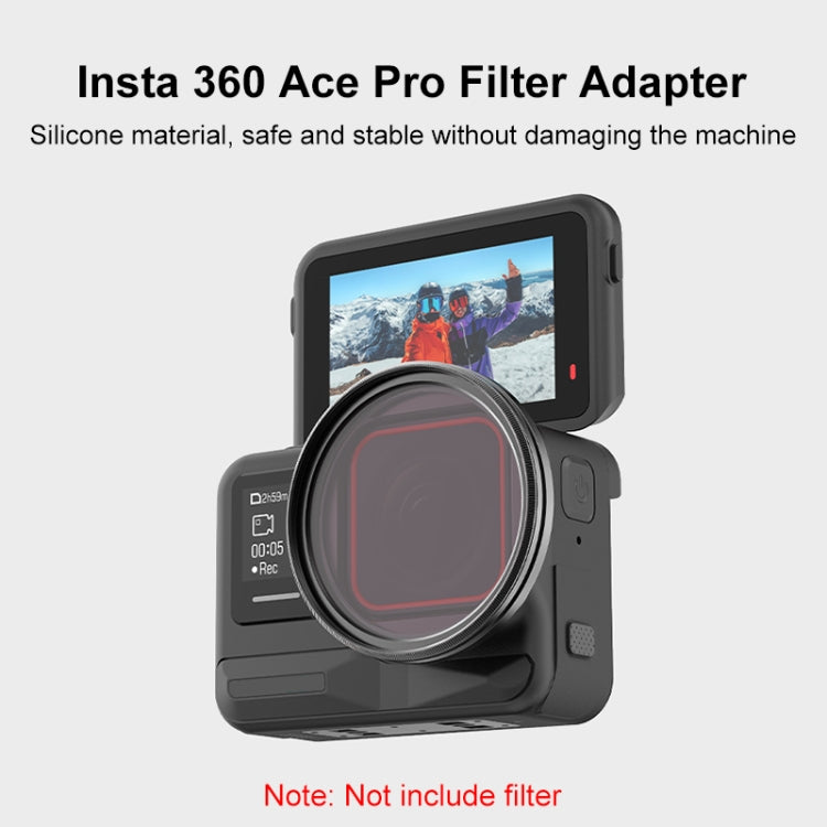 For Insta360 Ace Pro PULUZ Filter Holder Metal Protective Filter Frame