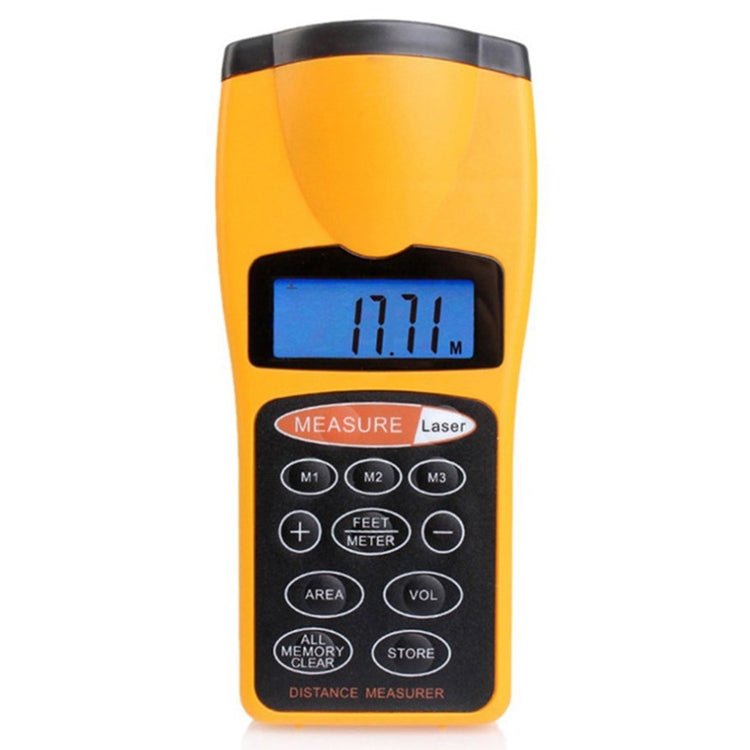 1.8 inch LCD Ultrasonic Distance Measurer With Red Laser Point, CP-3007 (1.5-60 feet)