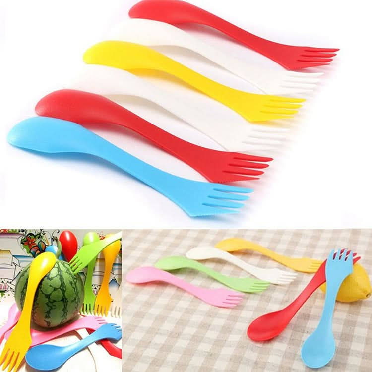 6 in 1 Set Colorful ABS Knife / Fork / Spoon Set-Reluova