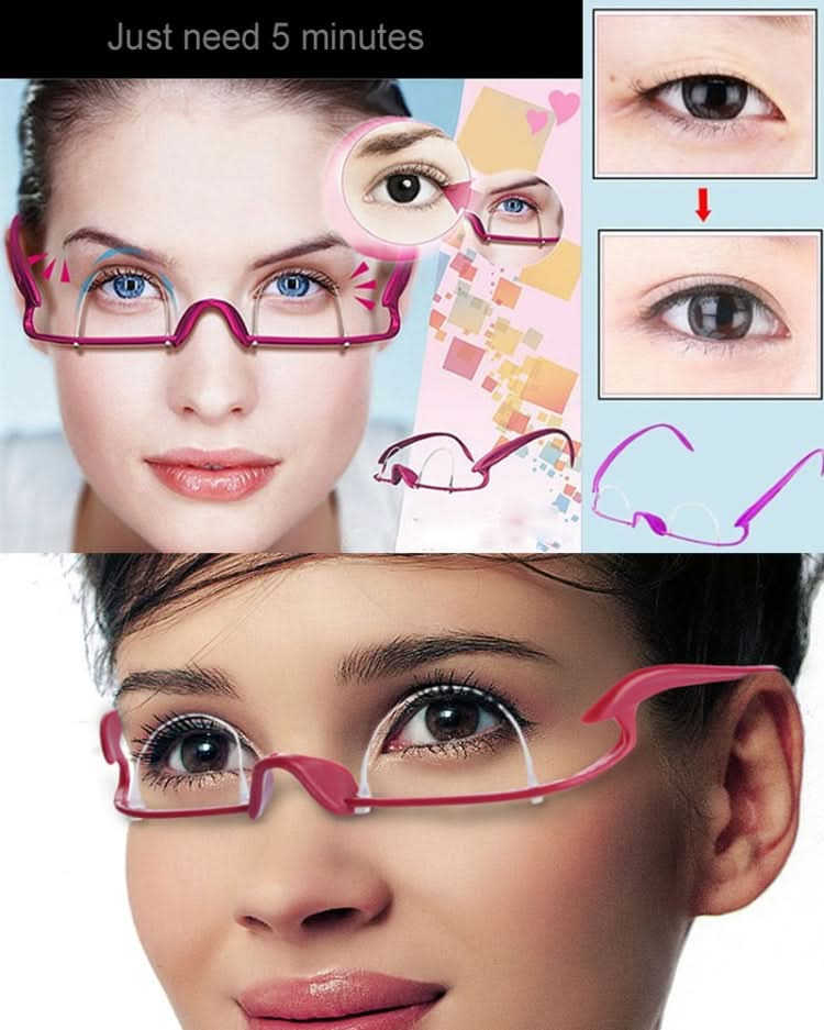 DIY Magic Double Eyelid Trainer Magic Double Eyelid Glasses Makeup Tools Reluova