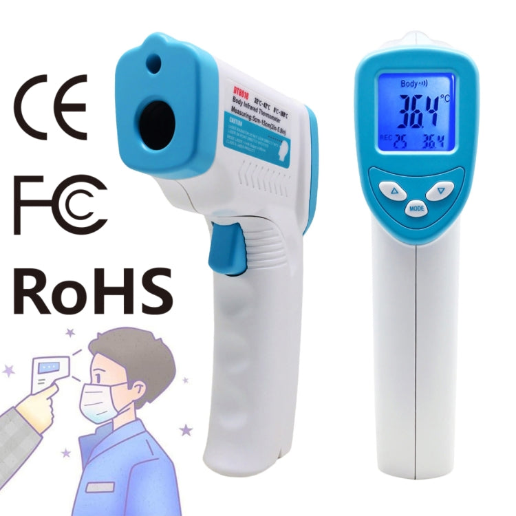 DT8018 Non-contact Forehead Body Infrared Thermometer, Temperature Range: 32.0 Degree C - 42.5 Degree C Reluova