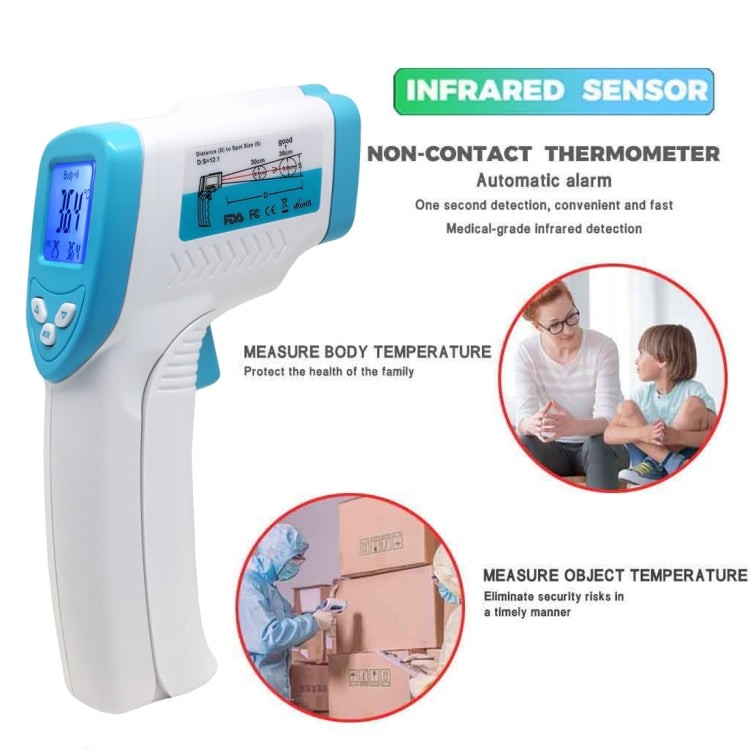 DT8018 Non-contact Forehead Body Infrared Thermometer, Temperature Range: 32.0 Degree C - 42.5 Degree C Reluova