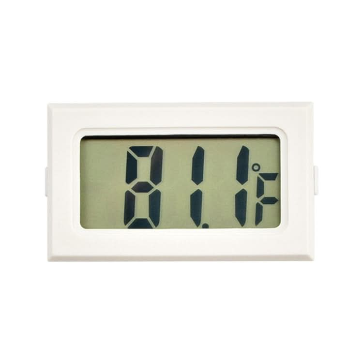 Mini LCD Indoor Digital Thermometer (Fahrenheit Display), White Reluova