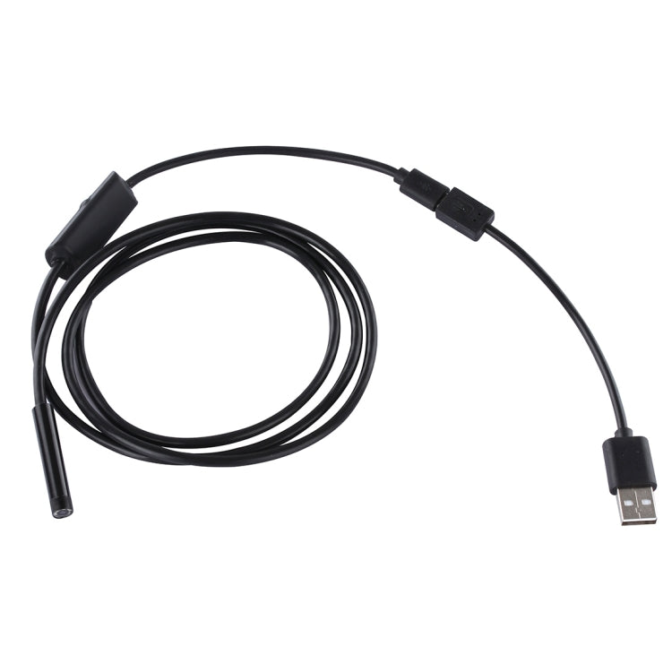 Waterproof Micro USB Endoscope Snake Tube Inspection Camera with 6 LED for OTG Android Phone, Length: 1m, Lens Diameter: 7mm