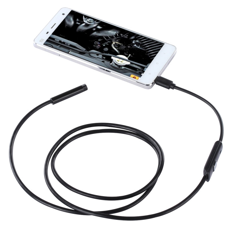 Waterproof Micro USB Endoscope Snake Tube Inspection Camera with 6 LED for OTG Android Phone, Length: 1m, Lens Diameter: 7mm My Store