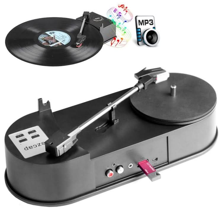 Ezcap613 Mini USB Turntable Turn Plate Vinyl LP to MP3 USB Flash-drive Hot Swapping Converter My Store