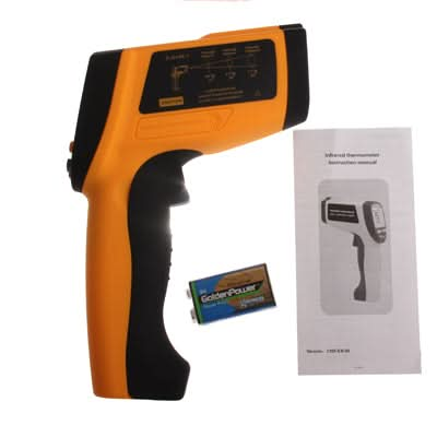 Infrared Thermometer, Temperature Range: -18 - 1350 Degrees Celsius Reluova