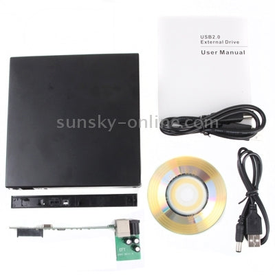 Laptop USB 2.0 Slim Portable Optical DVD / CD Rewritable Drive (SATA) My Store