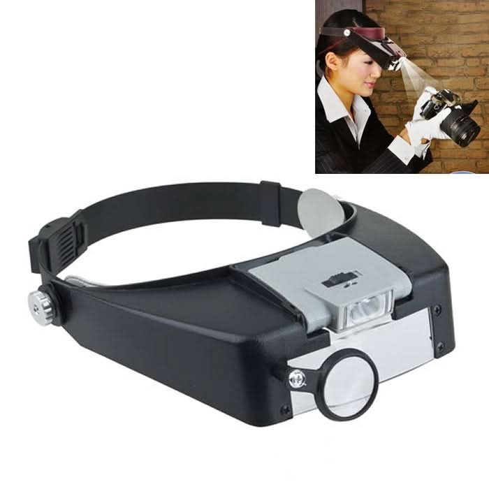 Headband Style 1.5X / 3X / 8.5X / 10X Magnifier with 2 LED Lights My Store