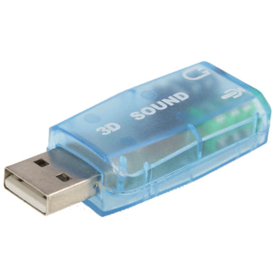 USB DSP 5.1 External Sound Card Adapter Mono Channel