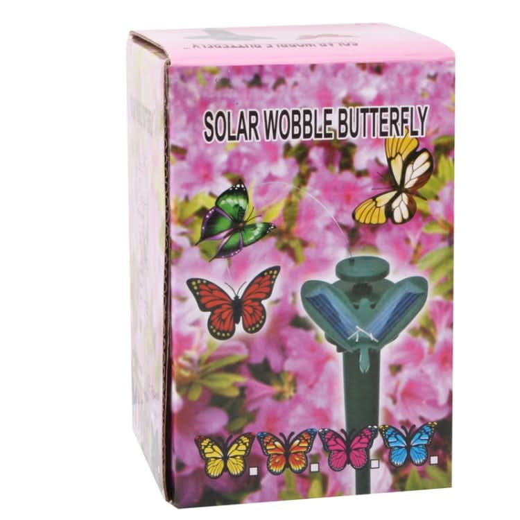 Lifelike Decorative Courtyard Garden Solar Flying Butterfly Toy(Random Color Delivery) Reluova