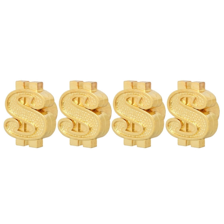 Universal 8mm Dollar Style Plastic Car Tire Valve Caps, Pack of 4 ÎҵÄÉ̵ê