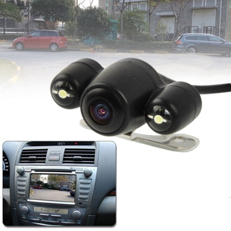 2.4G Wireless Night Vision Car Rear View Backup Camera with 2 LED, Wide viewing angle: 120¡ã(WX808EBS)