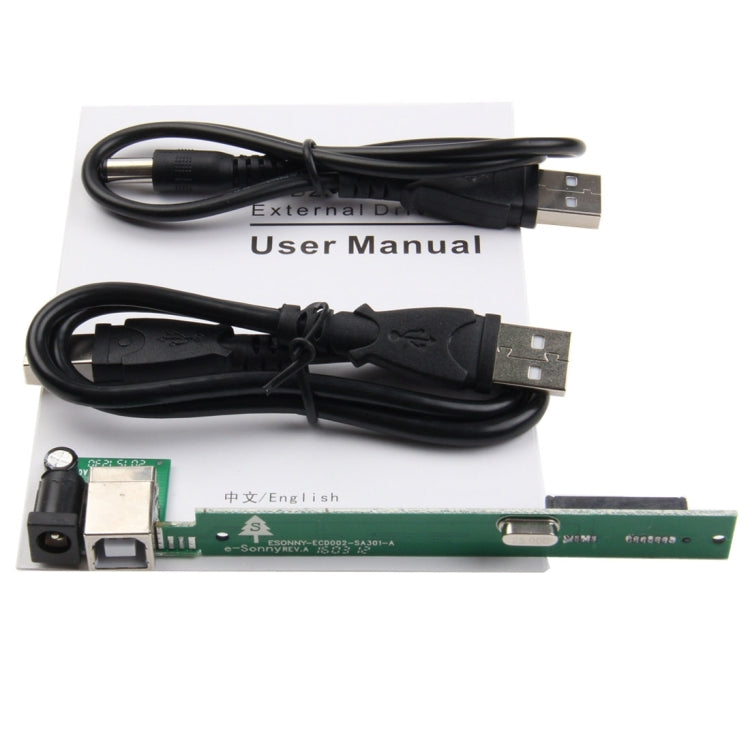 USB 2.0 Universal Notebook External 12.7mm CD/DVD SATA Port Optical Drive Box Kit My Store