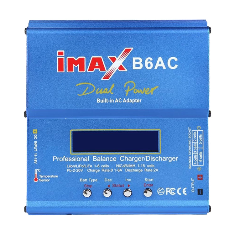 iMAX B6AC 2.6 inch LCD RC Lipo Battery Balance Charger (100-240V / EU Plug)