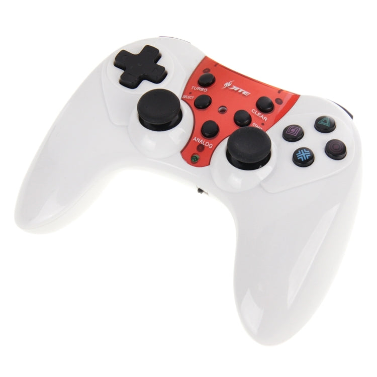 JITE Innovative CX-508 5 in 1 Dual Shock2 2.4GHz Wireless Gamepad with 3 Colors Replaceable Front Cover for Play Station PS3 / PS2 / PS1 Game Controller