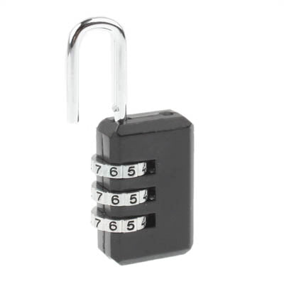 3 Digit Resettable Combination Security Travel Lock My Store