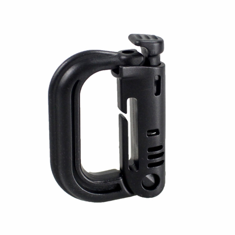 Plastic Portable Carabiner, 4 pcs in One Packaging, The Price is for 4 pcs (Light Grey) Reluova