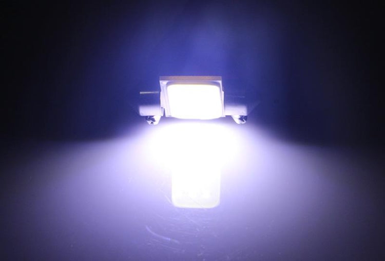 2 PCS 31mm 1.5W 80LM White Light 1 COB LED License Plate Reading Lights Car Light Bulb-Reluova