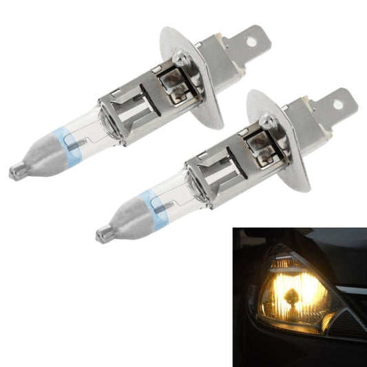 2 PCS H1 12V / 55W / 4300K / 1600lm Xenon Car Headlight Bulbs, Warm White-Reluova