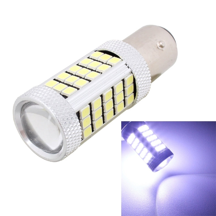 2 PCS 1157/BAY15D 12.6W 630LM 6500K White Light 2835 SMD 66 LED Car Brake / Steering Light, DC12V