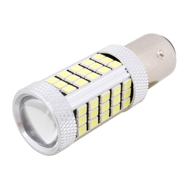 2 PCS 1157/BAY15D 12.6W 630LM 6500K White Light 2835 SMD 66 LED Car Brake / Steering Light, DC12V-Reluova