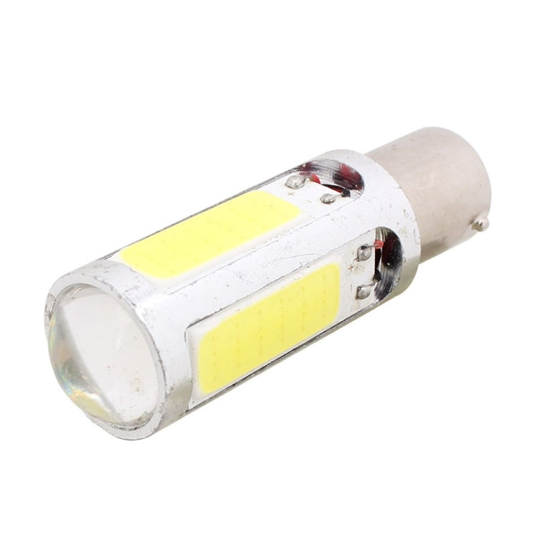 2 PCS 1156/BA15S 1250LM 20W + 5W 5 x COB LED White Light Car Brake Light Lamp Bulb, DC 12-24V-Reluova