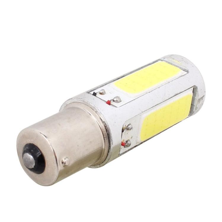 2 PCS 1156/BA15S 1250LM 20W + 5W 5 x COB LED White Light Car Brake Light Lamp Bulb, DC 12-24V-Reluova