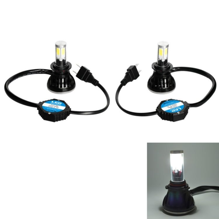 2 PCS H7-5HL-40W 4000lm / 6000K Car LED Headlight, White Light, DC 9-36V-Reluova