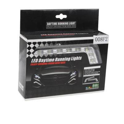 Universal White 8 LED Daytime Running Light for Car ÎҵÄÉ̵ê