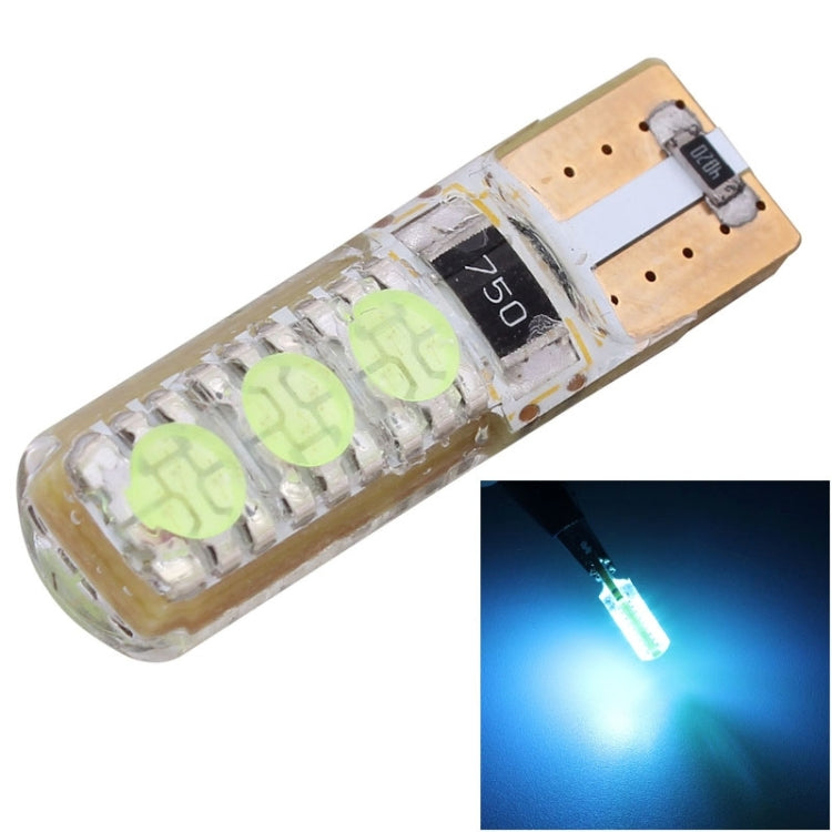 10 PCS T10 3W 300LM Silicone 6 LED SMD 5050 Car Clearance Lights Lamp, DC 12V