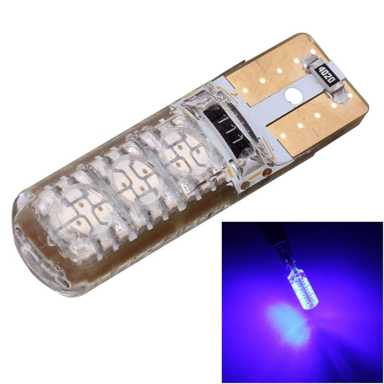 10 PCS T10 3W 300LM Silicone 6 LED SMD 5050 Car Clearance Lights Lamp, DC 12V