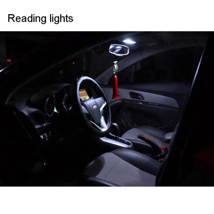 2 PCS T10 2W 120-140LM 6 LED Ice Blue 5050 LED Brake Light for Vehicles, DC12V