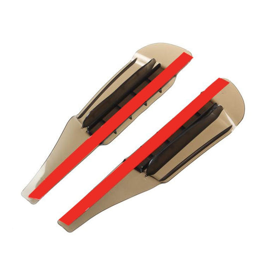 2 PCS Flexible Shielding Rain Board Rain Eyebrow with Wind Guide Apparatus for Car Rearview Mirrors