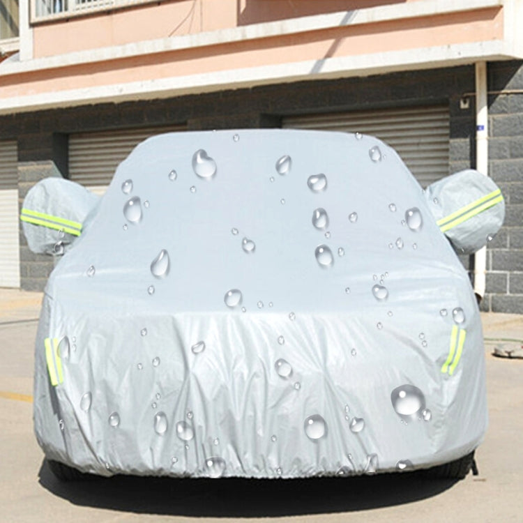 PEVA Anti-Dust Waterproof Sunproof Sedan Car Cover with Warning Strips, Fits Cars up to 5.1m(199 inch) in Length ÎҵÄÉ̵ê