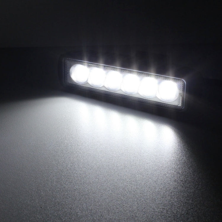 18W 1440LM Epistar 6 LED  Car Work Lamp Bar Light Waterproof IP67, DC 10-30V