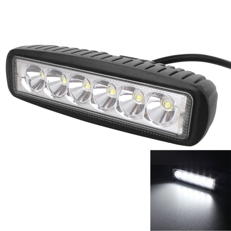 18W 1440LM Epistar 6 LED  Car Work Lamp Bar Light Waterproof IP67, DC 10-30V