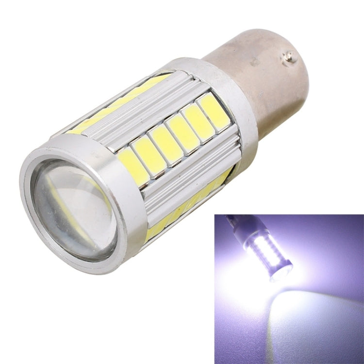 2 PCS 1156 16.5W 990LM 6500K White Light 5630 SMD 33 LED Car Brake / Steering Light Bulb, DC12V