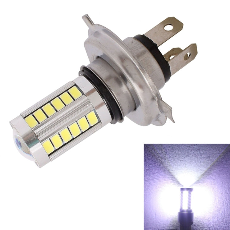 2 PCS H4 16.5W 990LM 6500K White Light 5630 SMD 33 LED Car Brake / Steering Light Bulb, DC12V