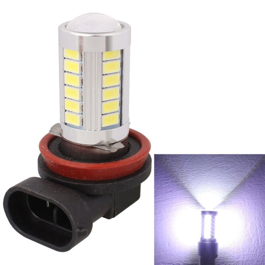 2 PCS H8/H11 16.5W 990LM 6500K White Light 5630 SMD 33 LED Car Fog Light Bulb, DC12V