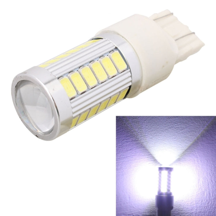 2 PCS T20/7443 16.5W 990LM 6500K White Light 5630 SMD Dual Wire 33 LED Car Brake / Steering Light Bulb, DC12V