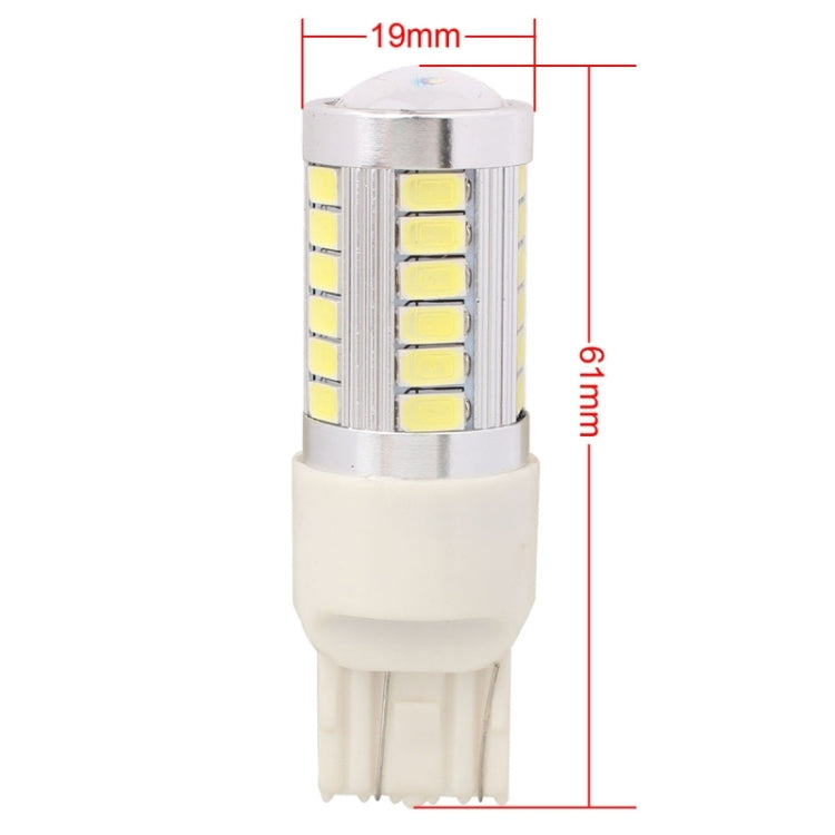 2 PCS T20/7443 16.5W 990LM 6500K White Light 5630 SMD Dual Wire 33 LED Car Brake / Steering Light Bulb, DC12V