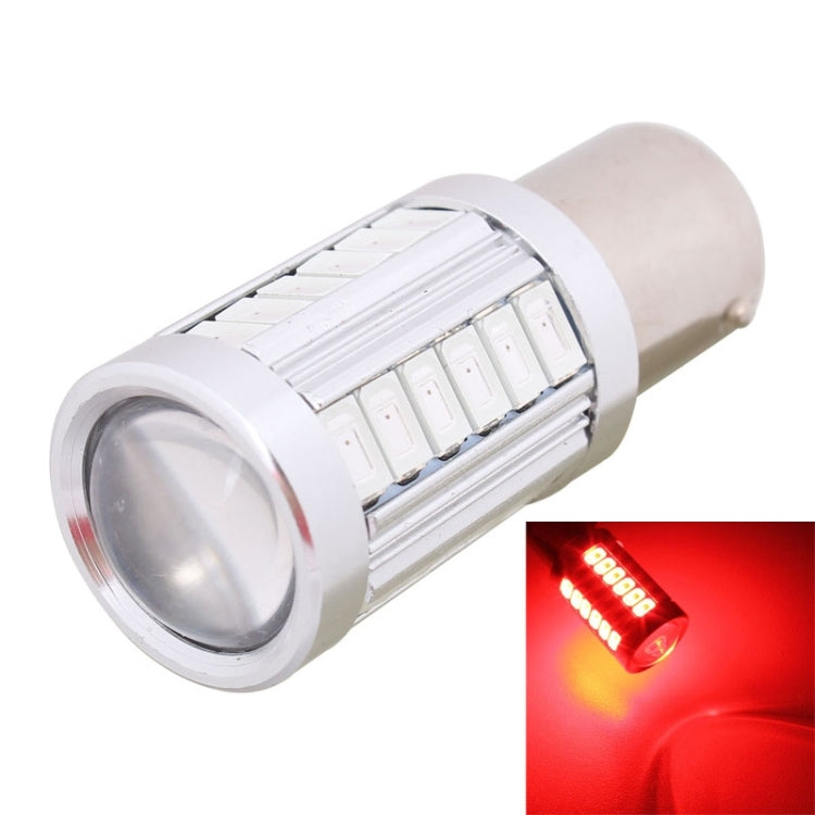 2PCS 1156/BA15S 16.5W 1155LM 630-660nm 33 LED SMD 5630 Red Light Car Brake Light Lamp Bulb for Vehicles , DC12V