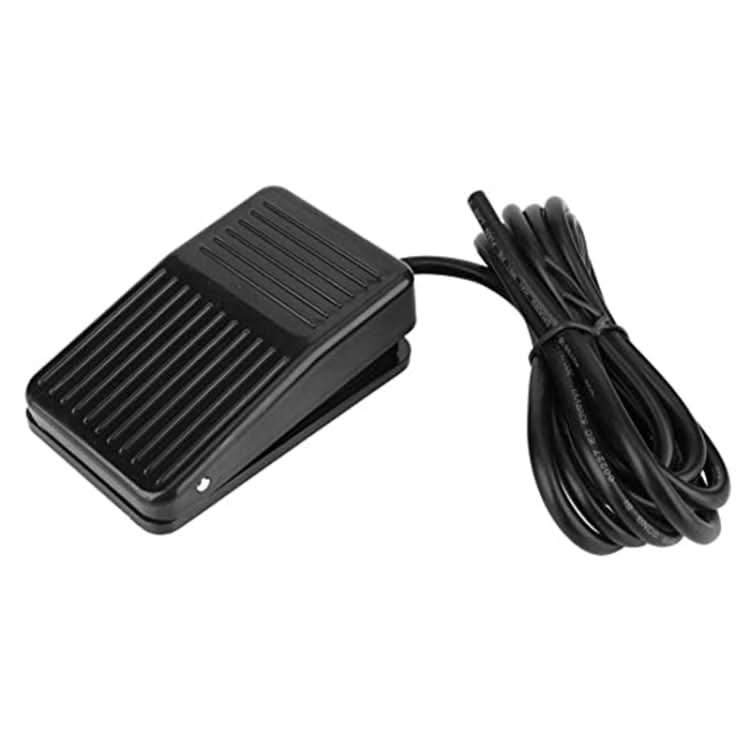 TFS-01 AC 250V 10A Anti-slip Plastic Case Foot Control Pedal Switch, Cable Length: 1m Reluova